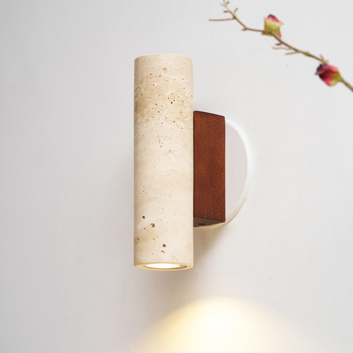 Norenina Travertine Wall Lamp