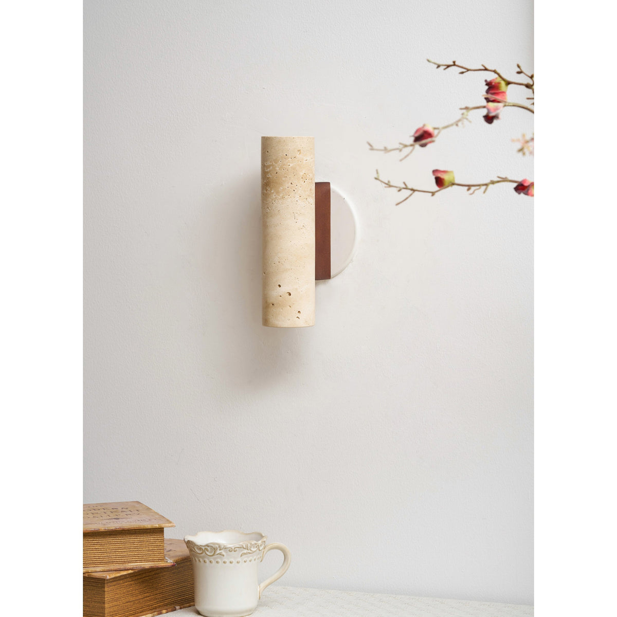 Norenina Travertine Wall Lamp