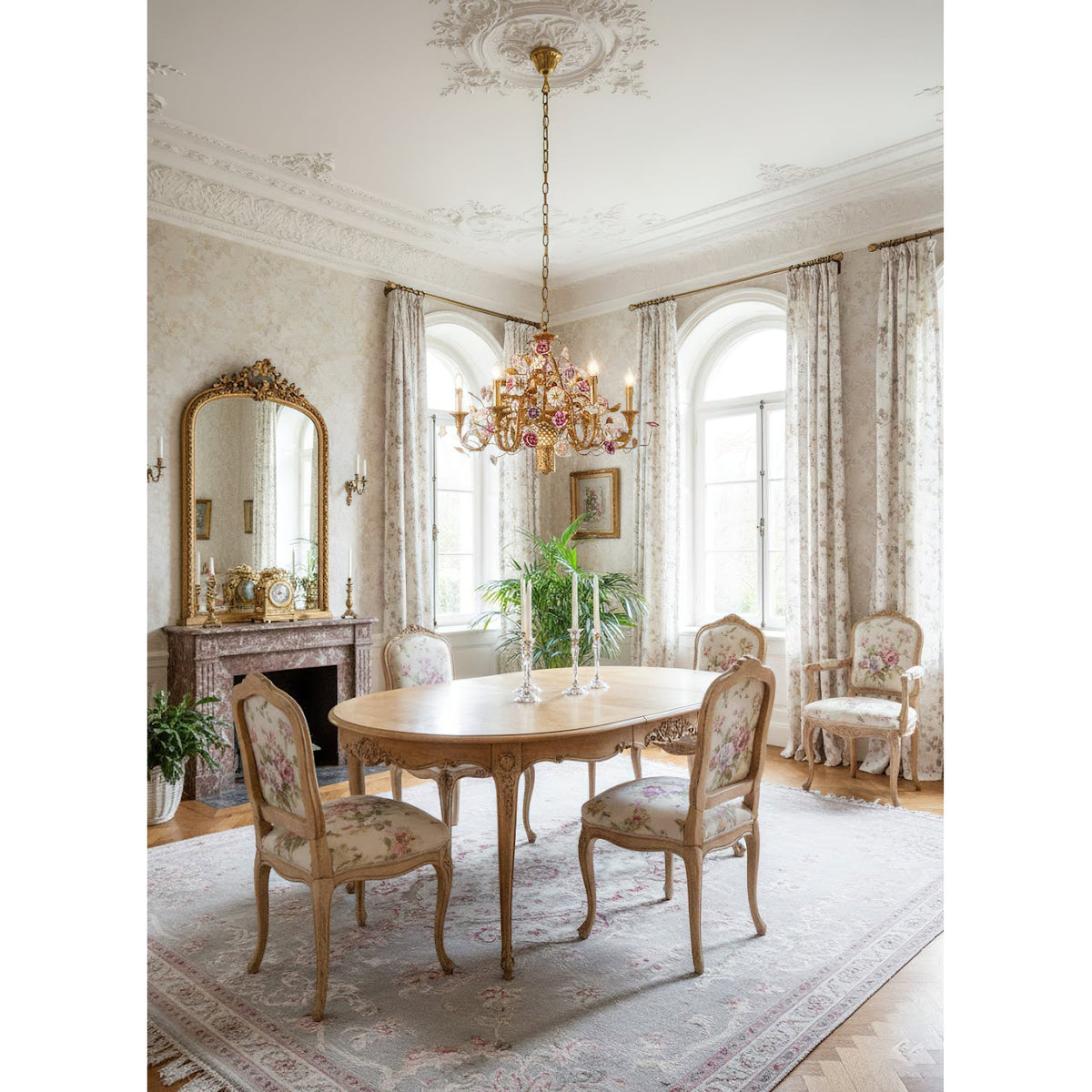 Corisande Flowers Chandelier