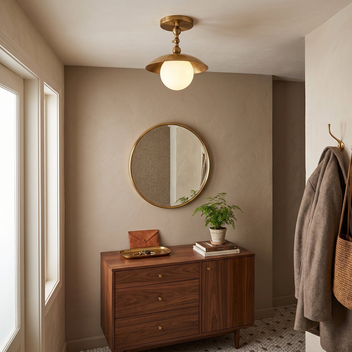 Wimei Petite Surface Flush Mount Ceiling Light