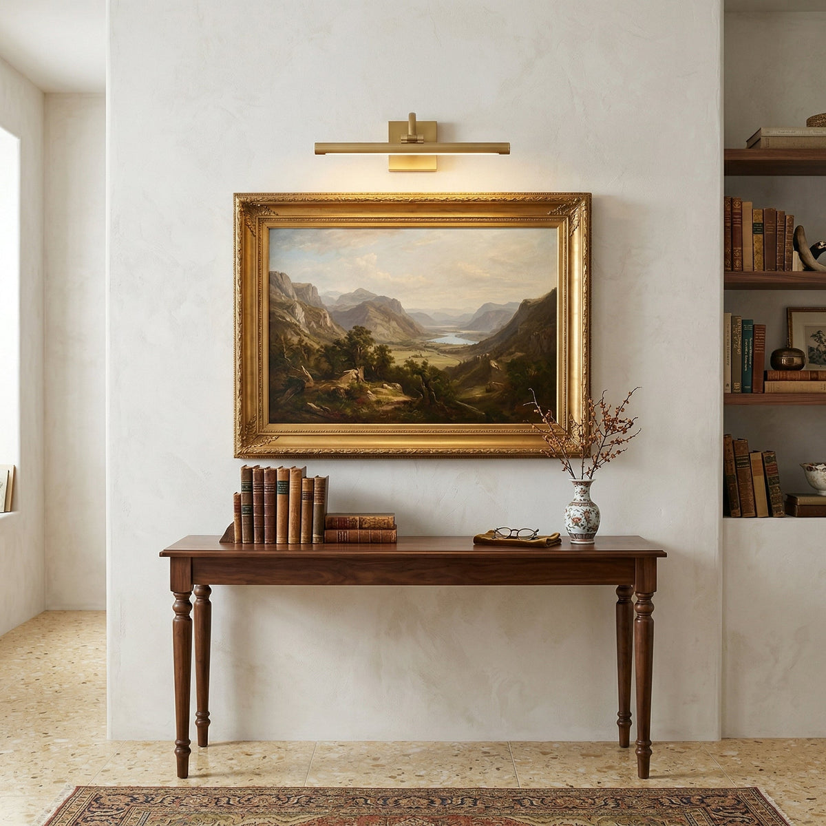 Iava Brass Indoor Wall Light