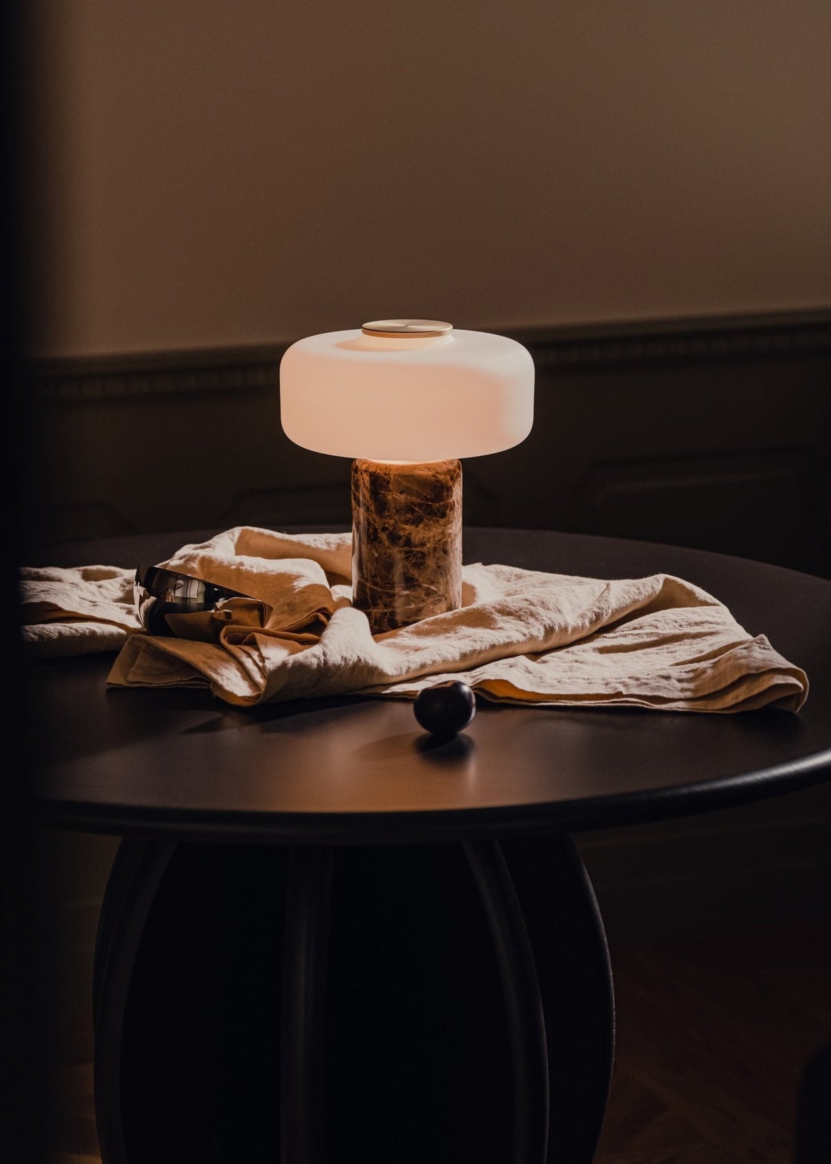 Waena Rechargeable Marble Table Lamp