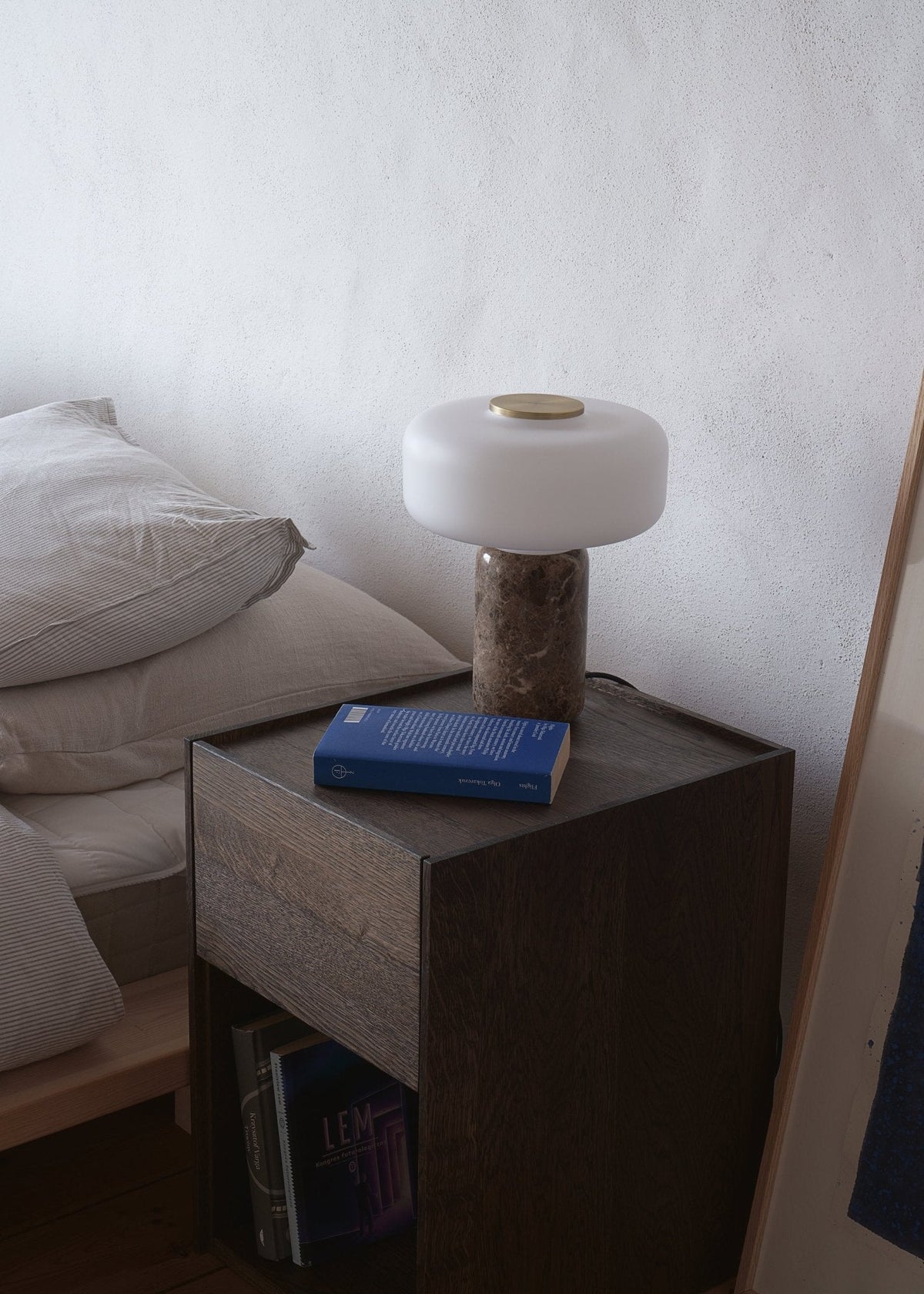 Waena Rechargeable Marble Table Lamp
