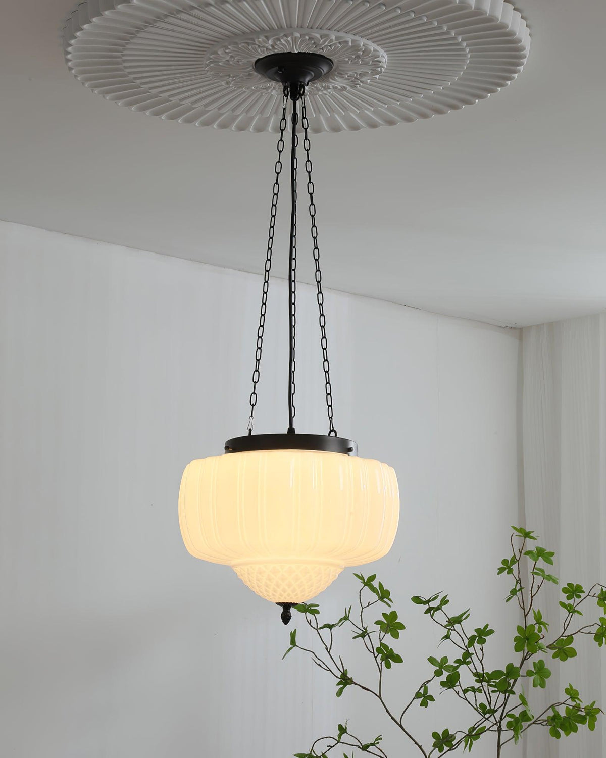 Yara Contemporary Glass Pendant Light