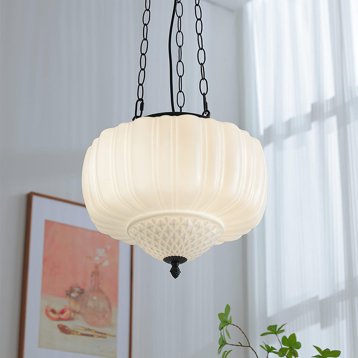Yara Contemporary Glass Pendant Light