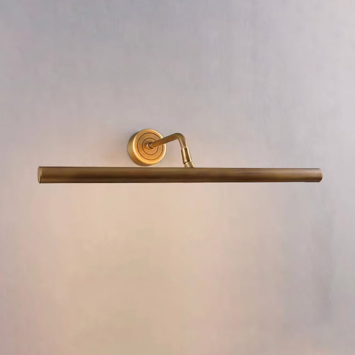 Kingswell Antique Brass Linear Wall Lamp