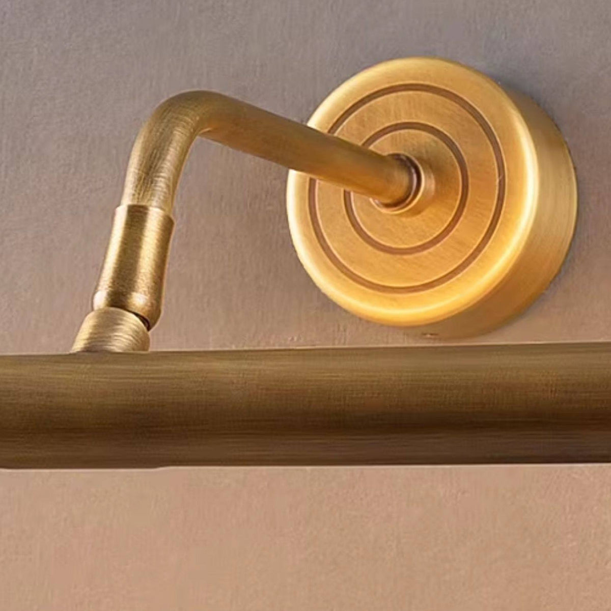 Kingswell Antique Brass Linear Wall Lamp