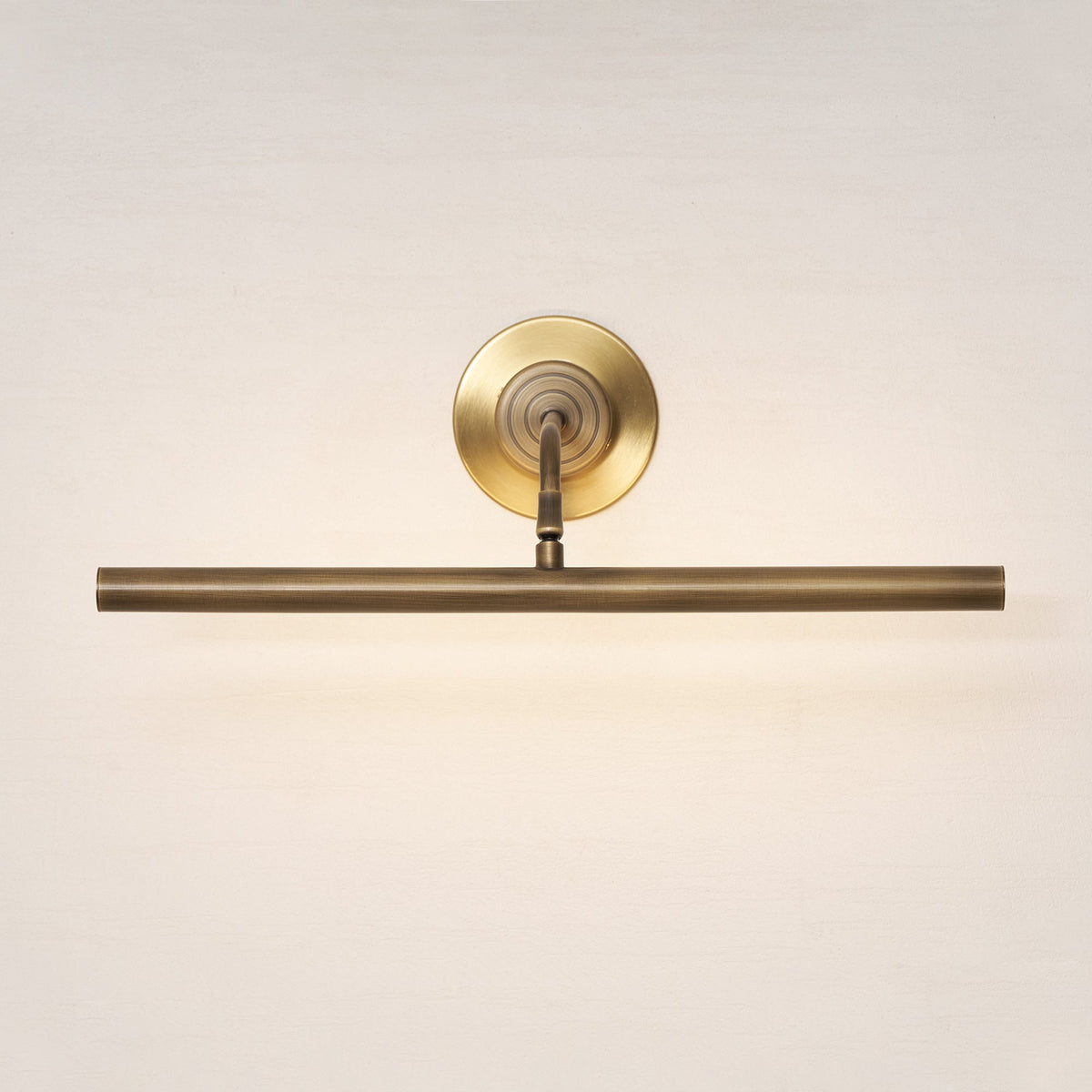 Kingswell Antique Brass Linear Wall Lamp