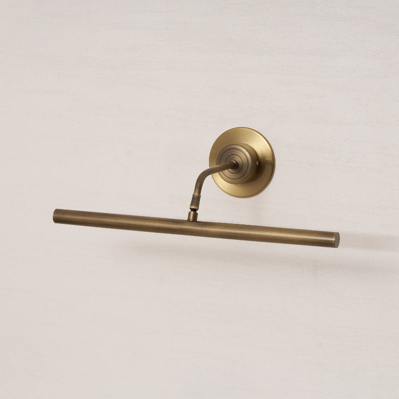 Kingswell Antique Brass Linear Wall Lamp