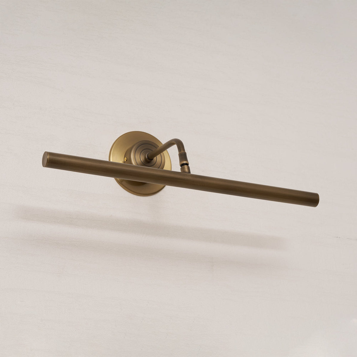 Kingswell Antique Brass Linear Wall Lamp