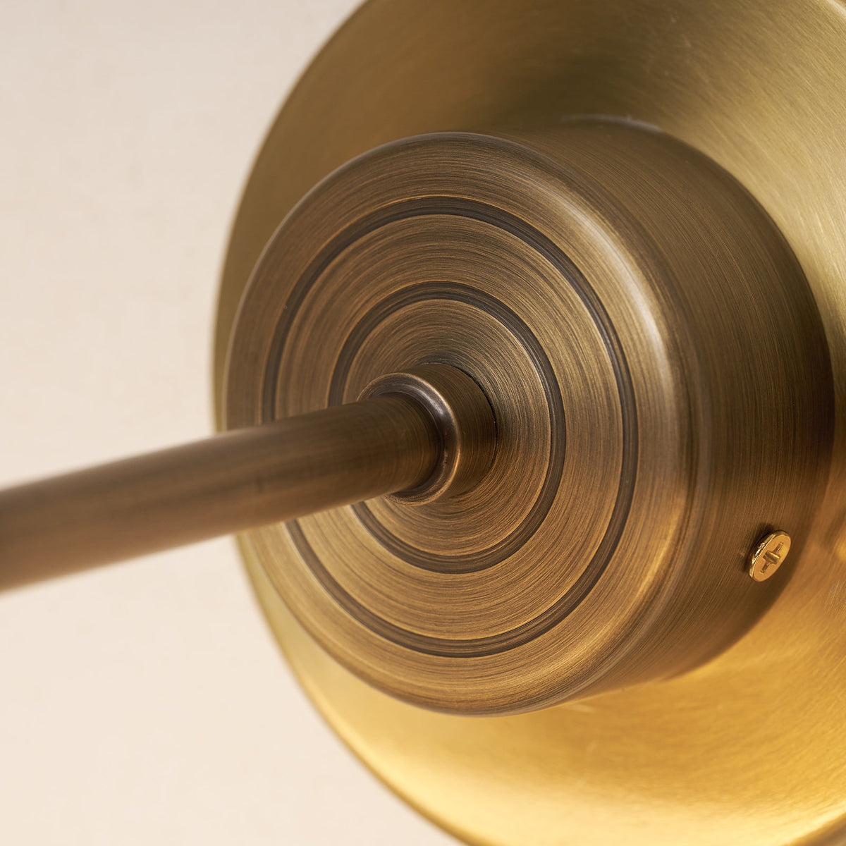 Kingswell Antique Brass Linear Wall Lamp