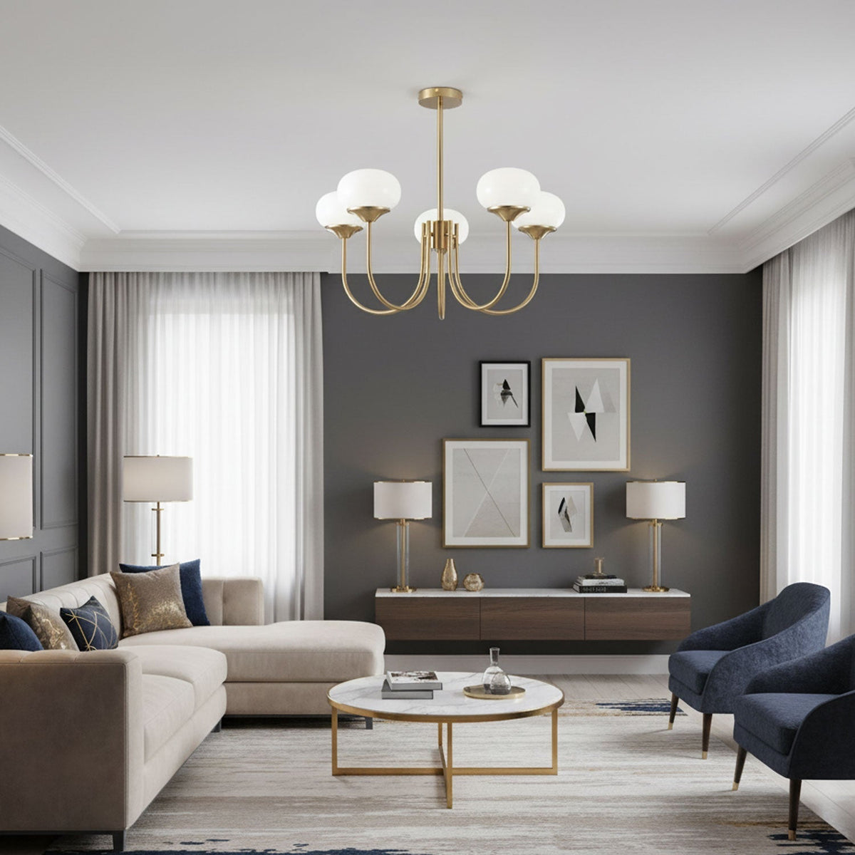 Xigan Marshmallow Chandelier