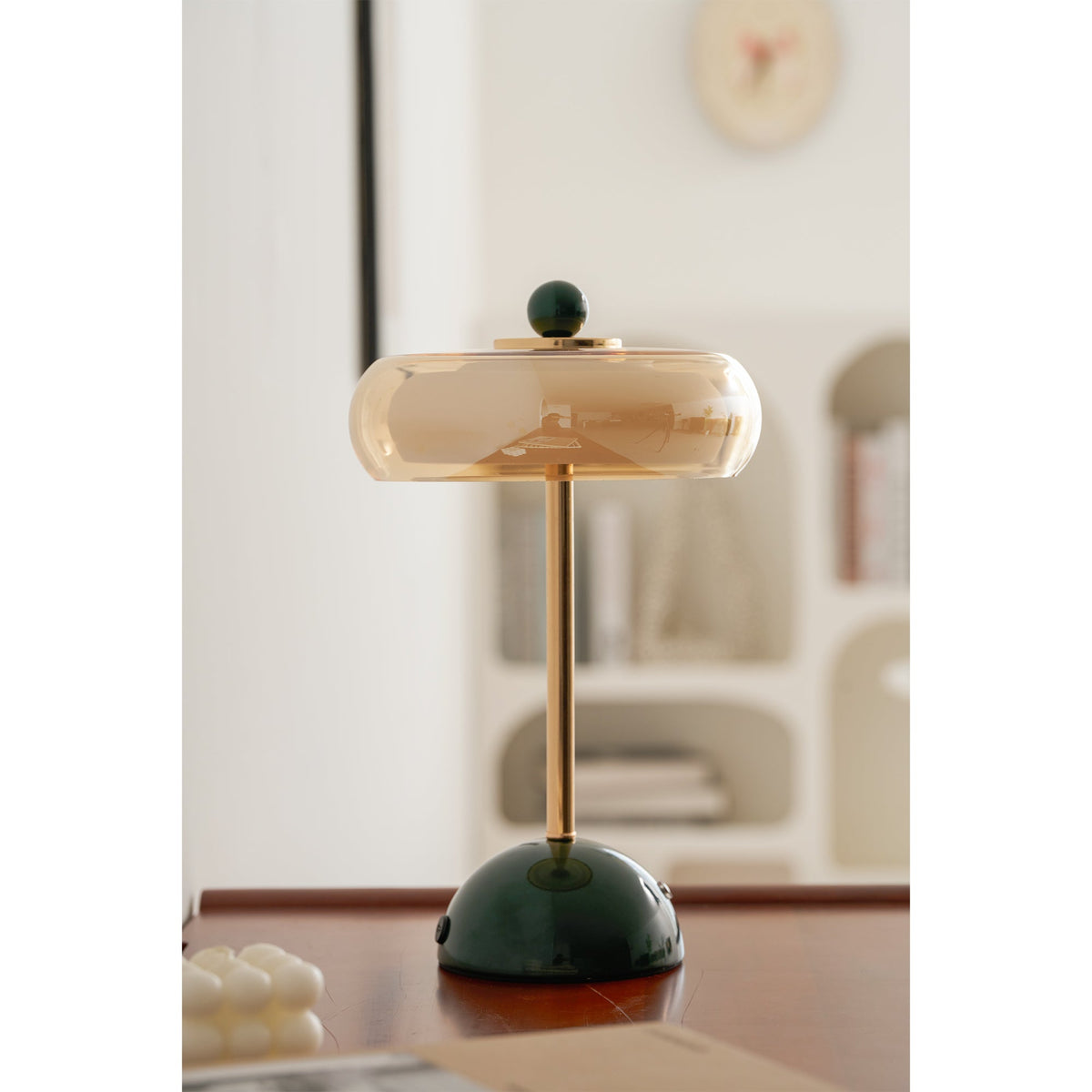 Avenlow Layered Glass Cordless Table Lamp