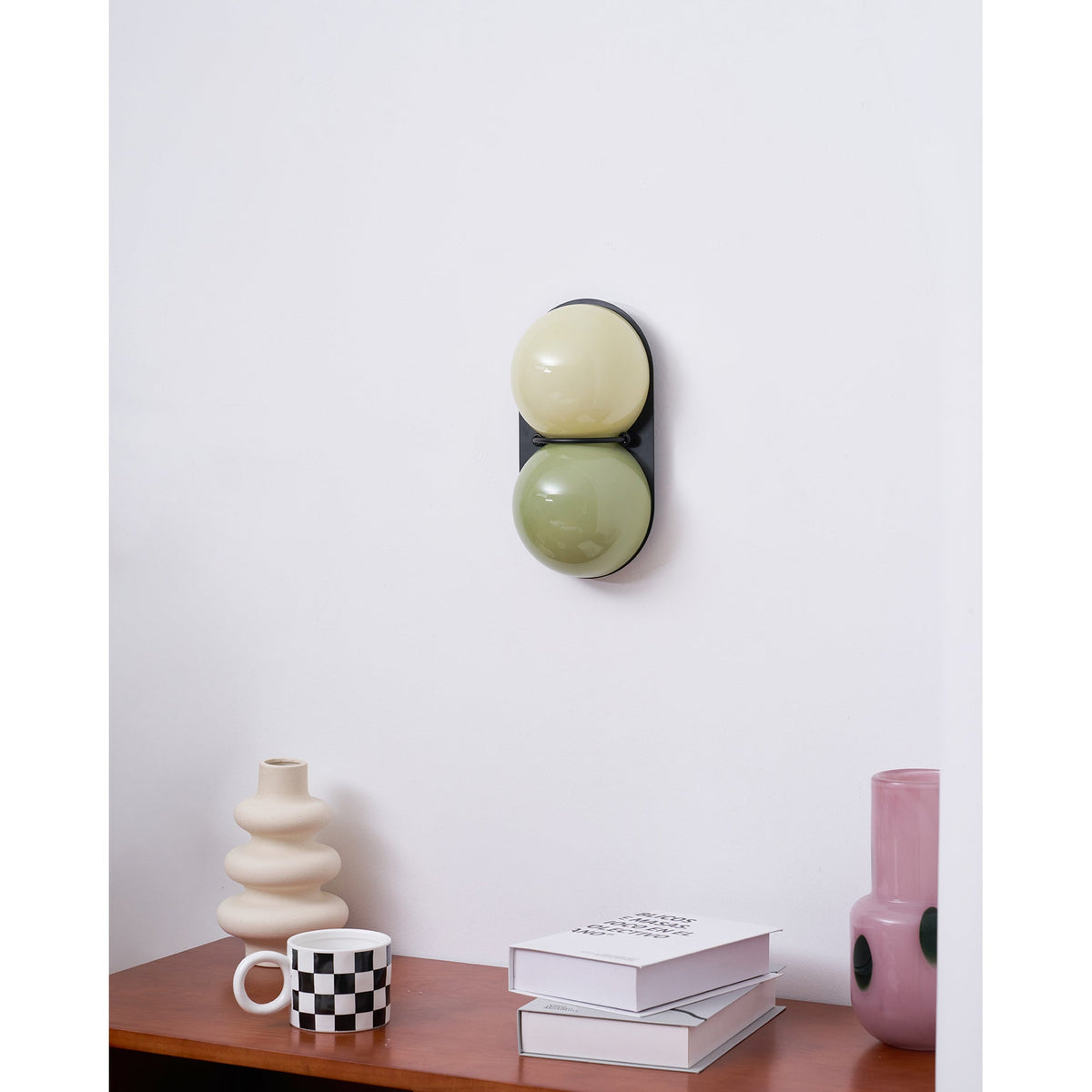 Eversham Twin Globe Wall Lamp