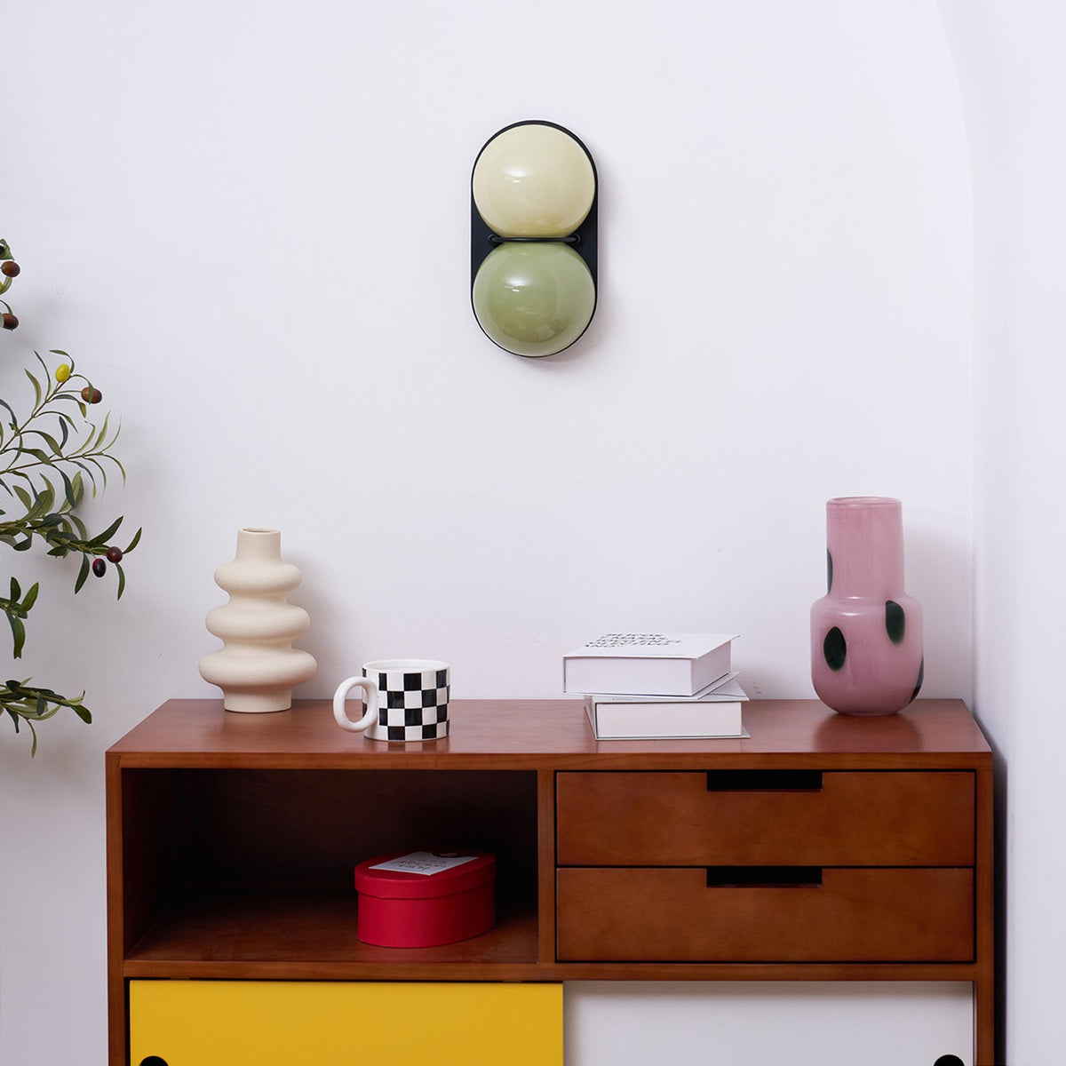 Eversham Twin Globe Wall Lamp
