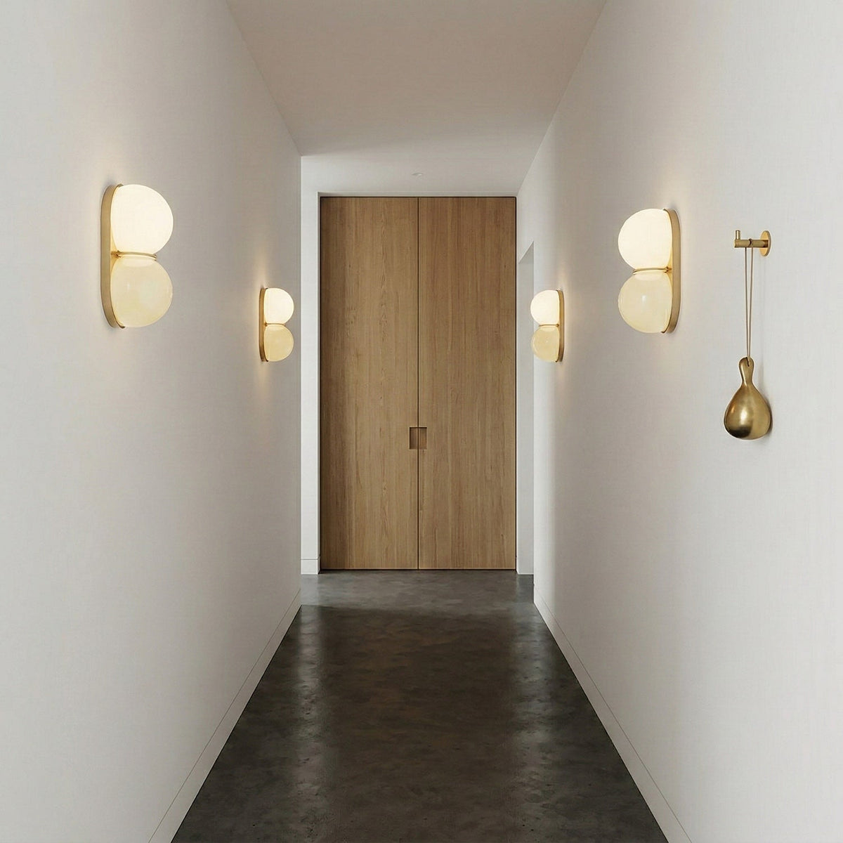 Eversham Twin Globe Wall Lamp
