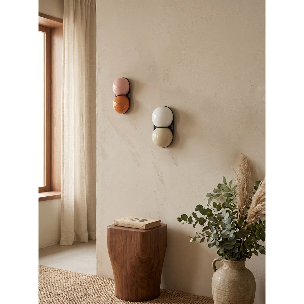 Eversham Twin Globe Wall Lamp