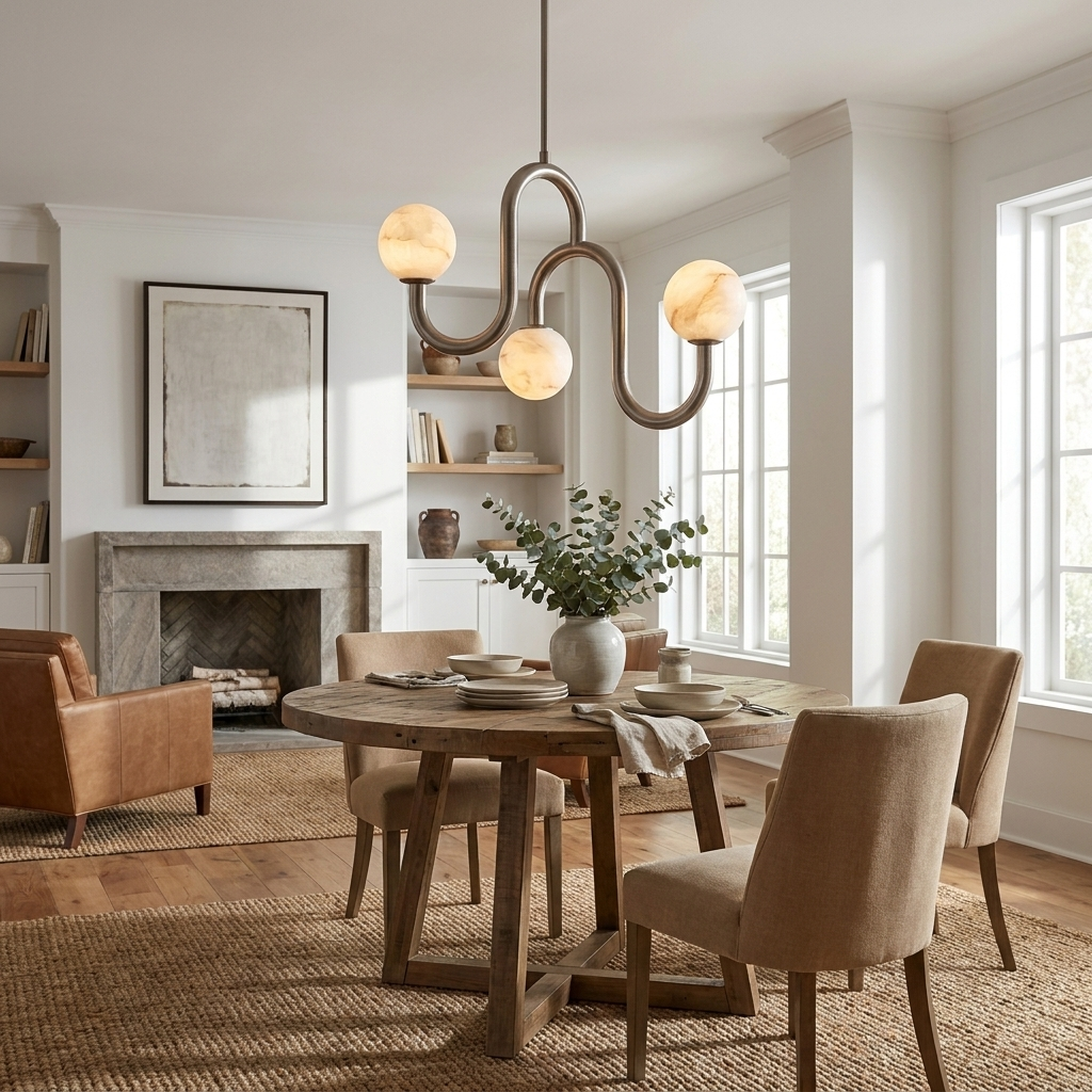 Vardenmere Alabaster Chandelier