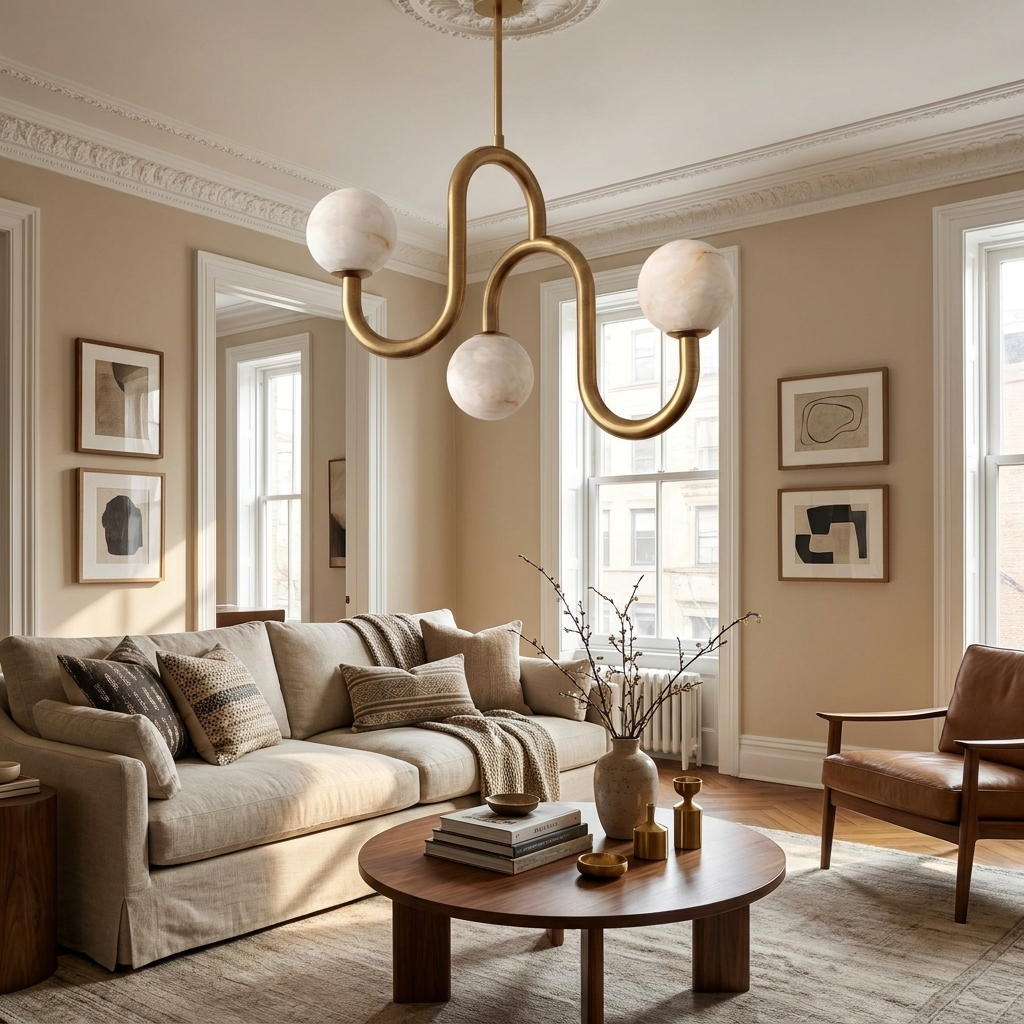 Vardenmere Alabaster Chandelier
