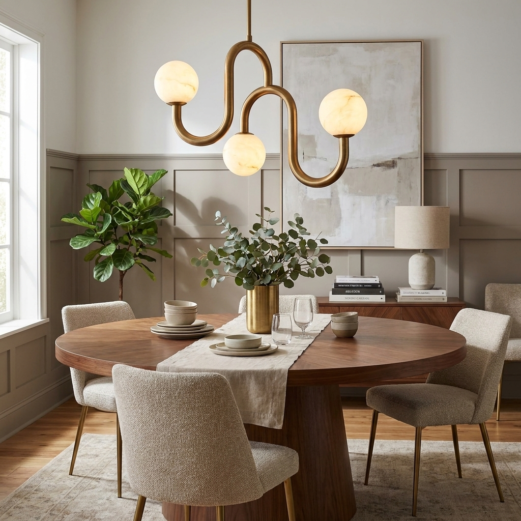 Vardenmere Alabaster Chandelier