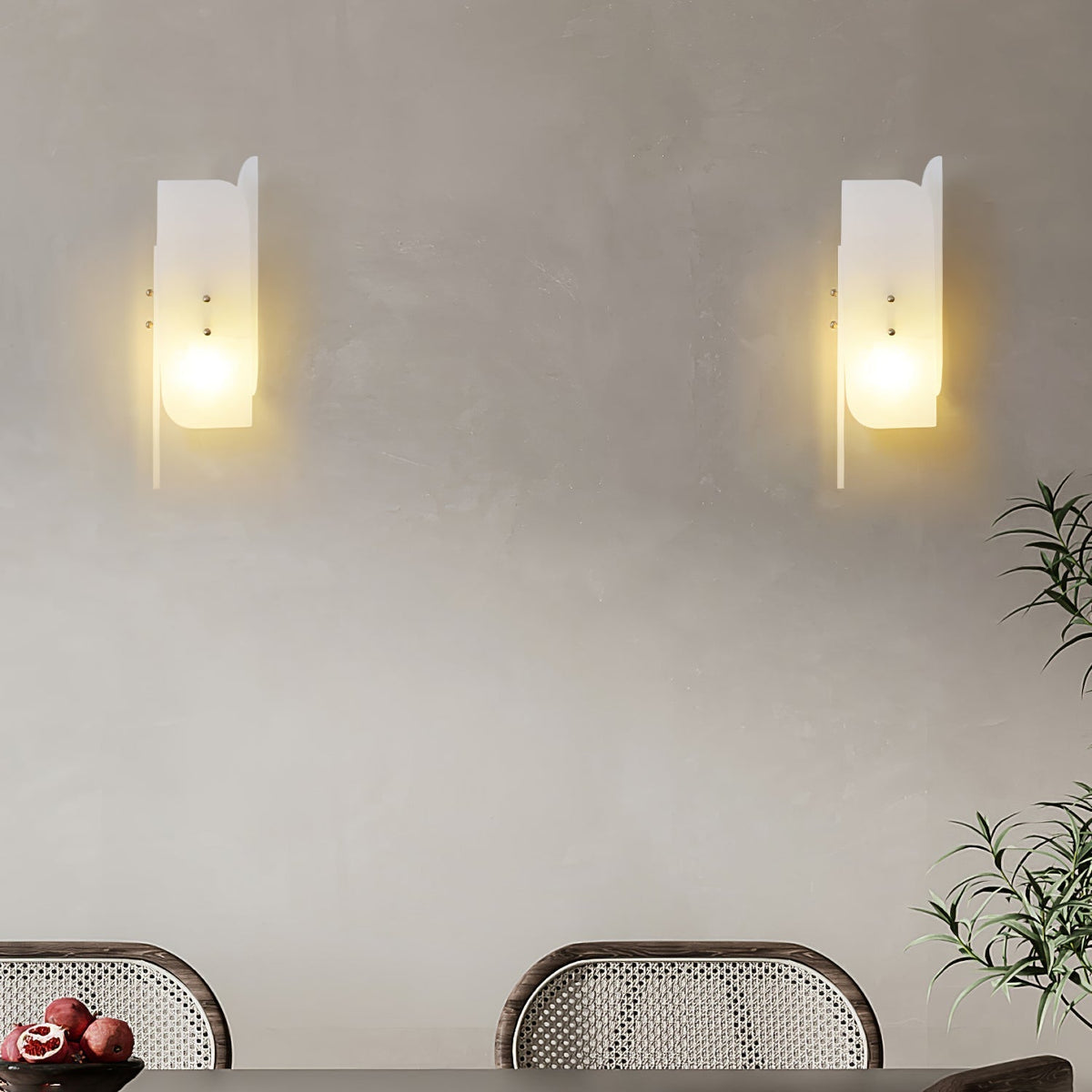 Eiroette Alabaster Wall Sconce