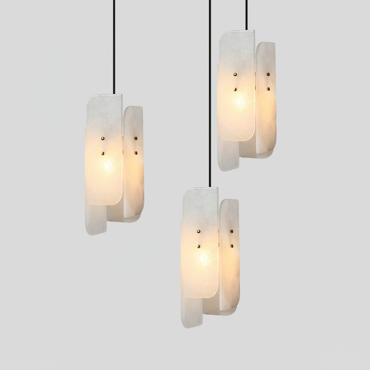 Ebdia Mini Alabaster Pendant Light