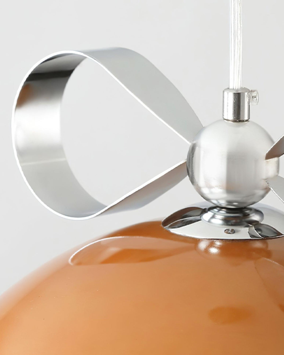 Celirina Pendant Light Glass Amber Dining