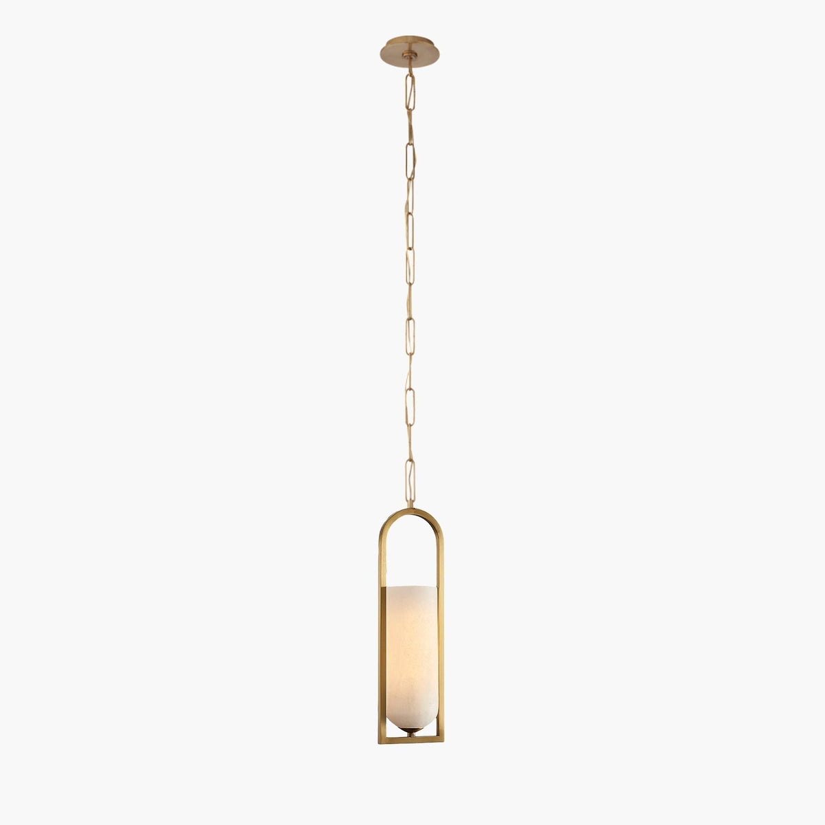 Svala Arch Alabaster Pendant Light