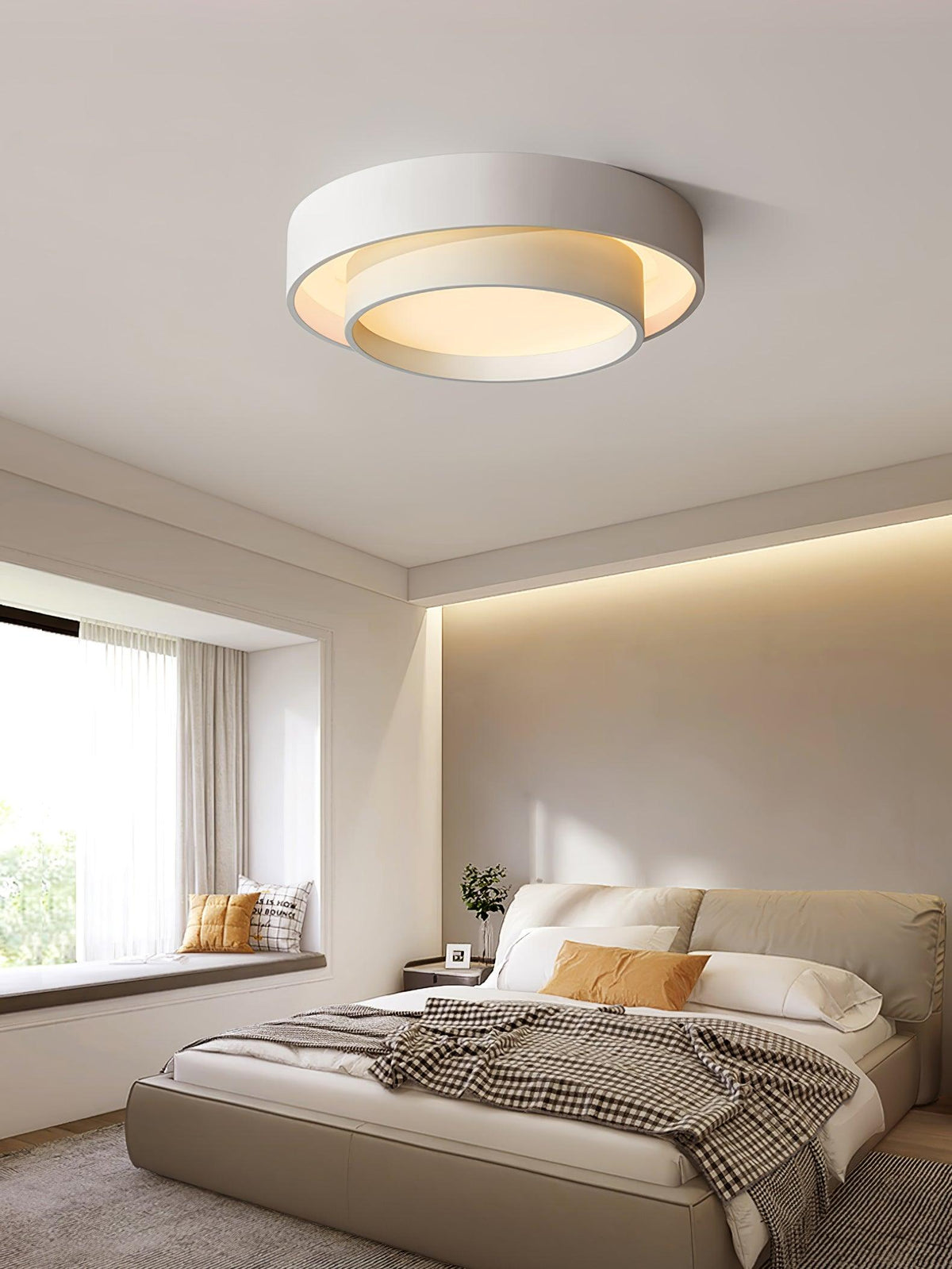 Vaeiya Iron Flush Mount Ceiling Light