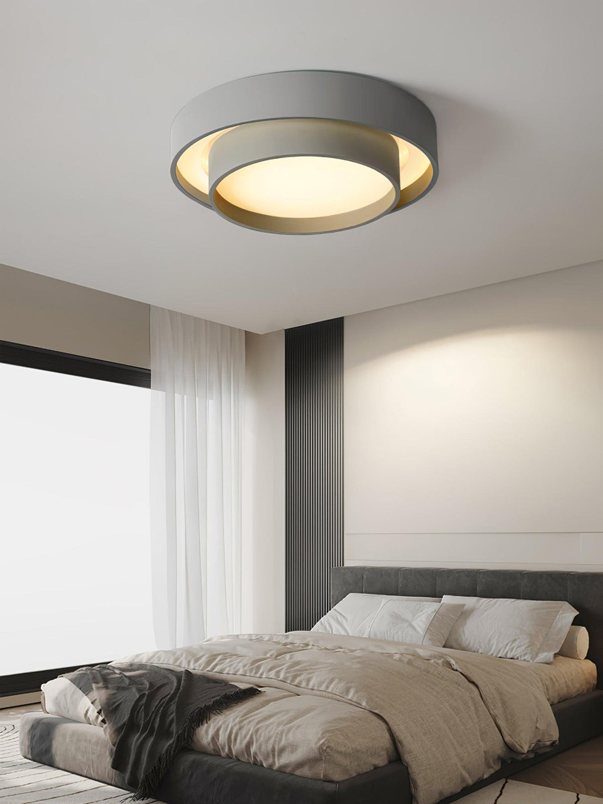 Vaeiya Iron Flush Mount Ceiling Light