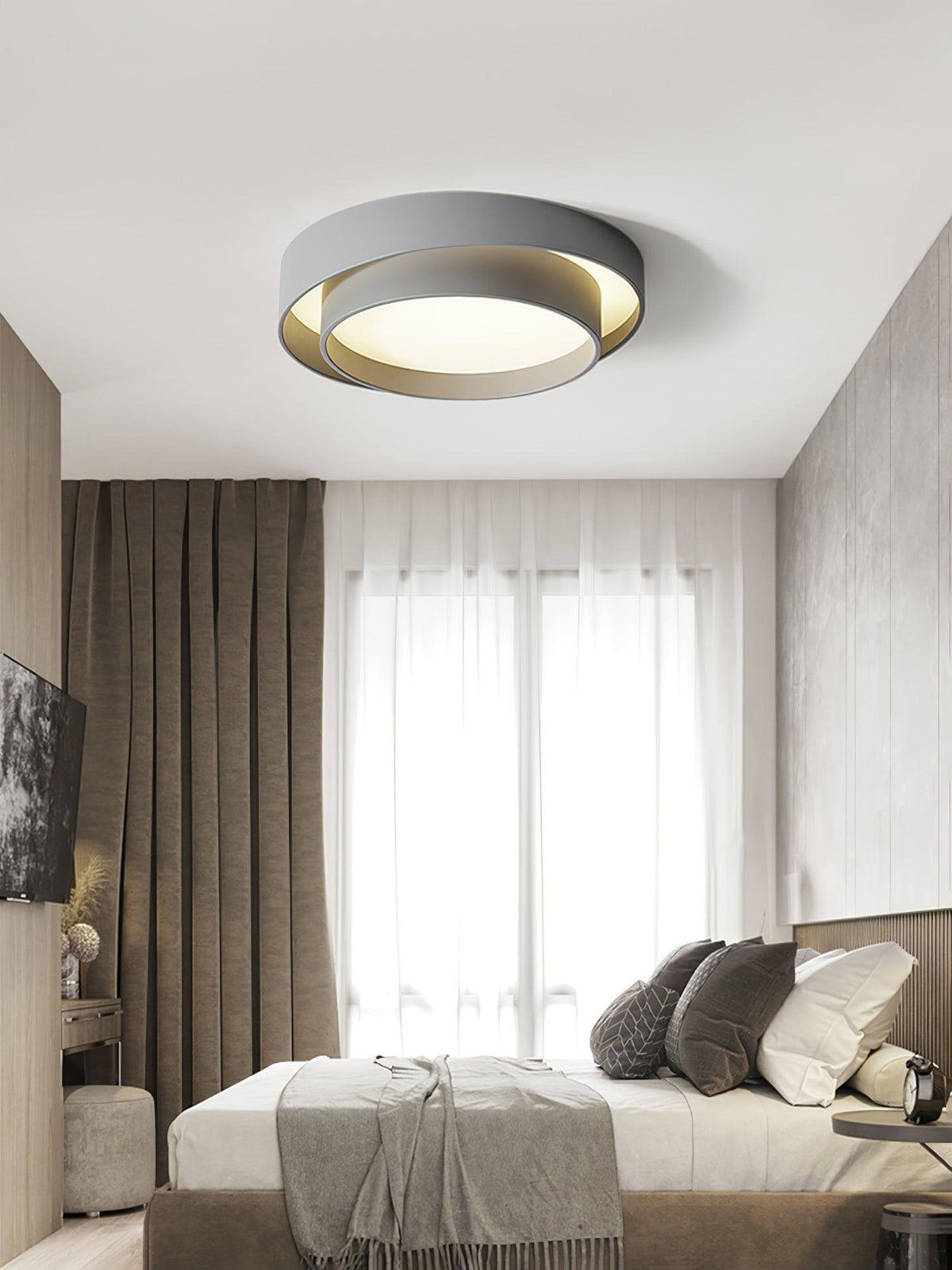 Vaeiya Iron Flush Mount Ceiling Light