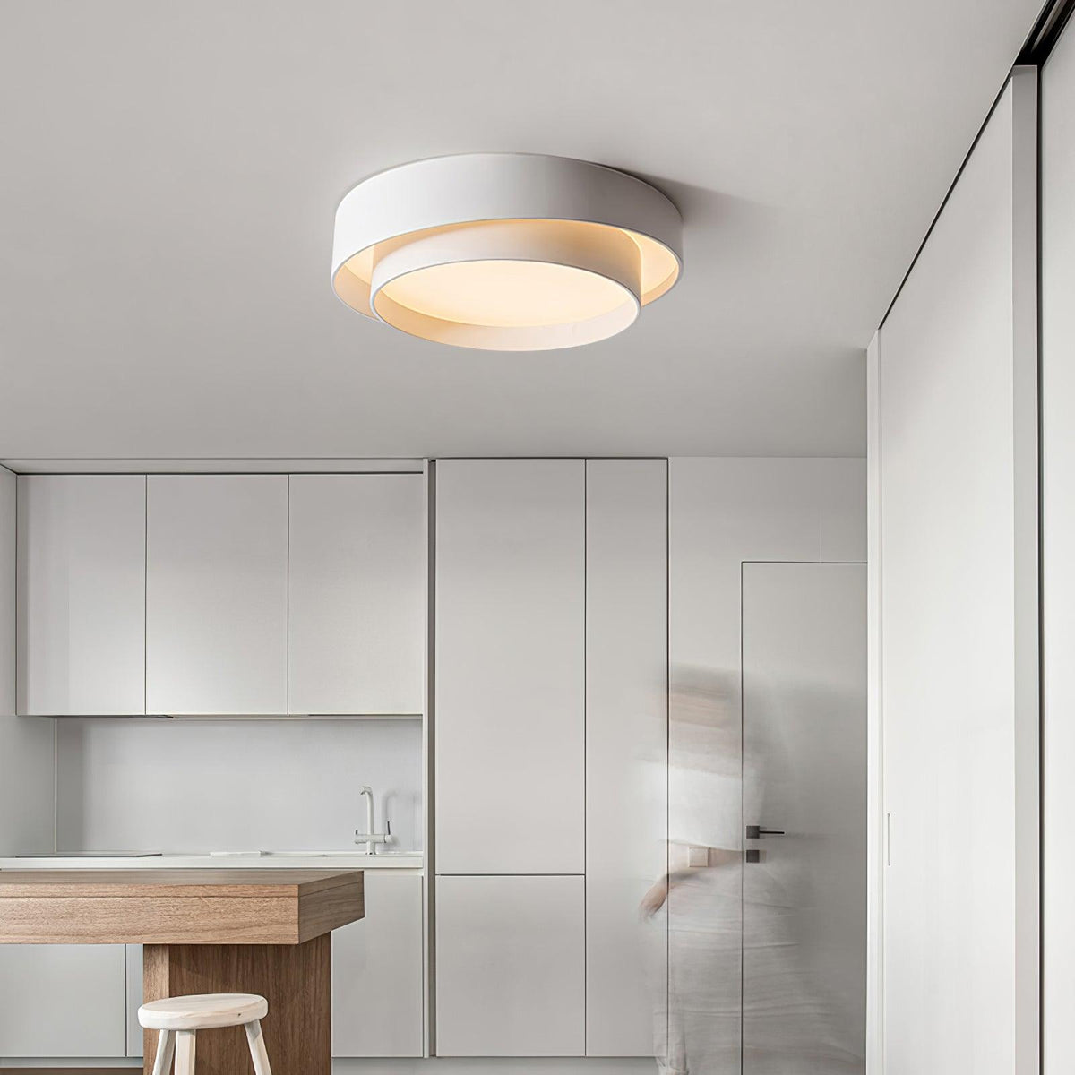 Vaeiya Iron Flush Mount Ceiling Light