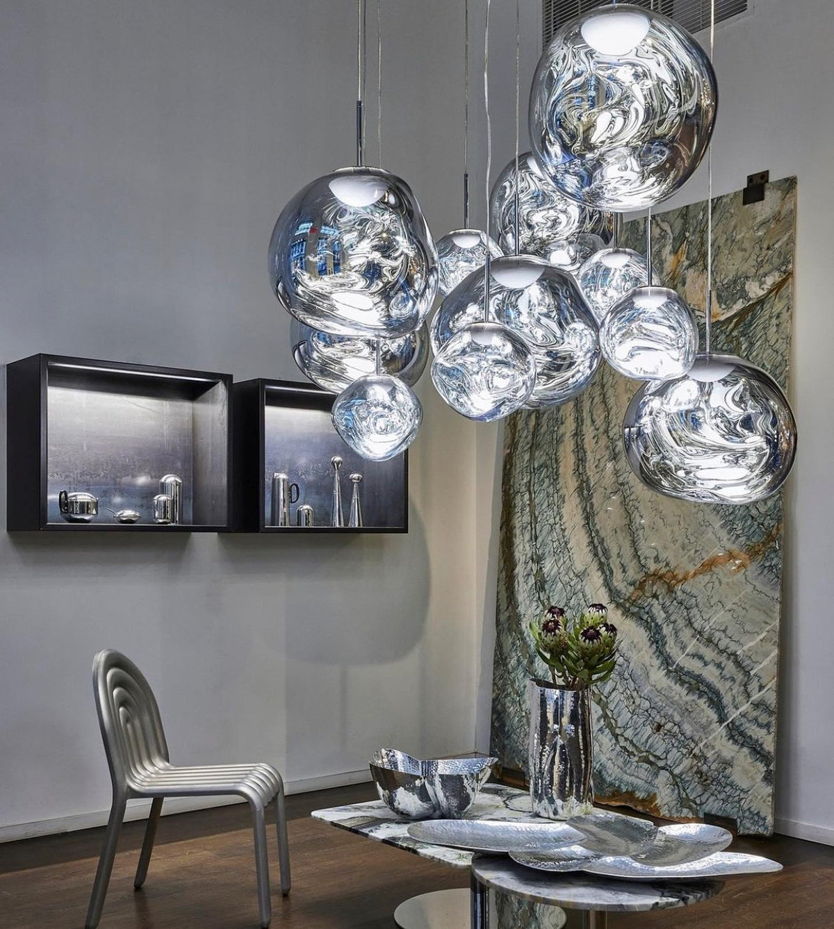 Daria Pendant Lamp Irregular Cluster Sculptural