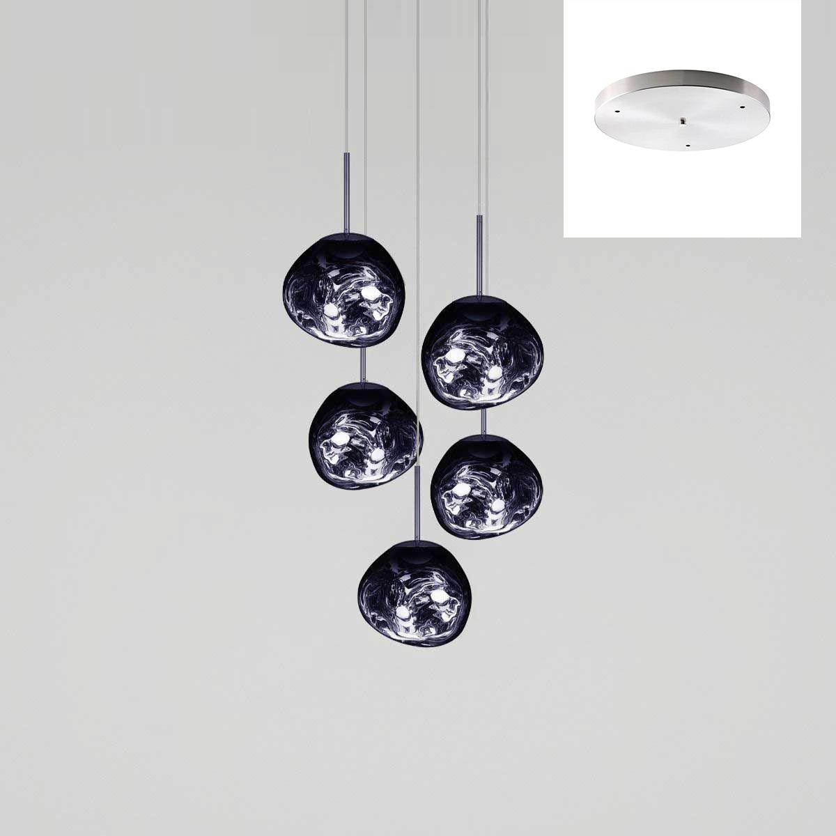 Daria Pendant Lamp Irregular Cluster Sculptural