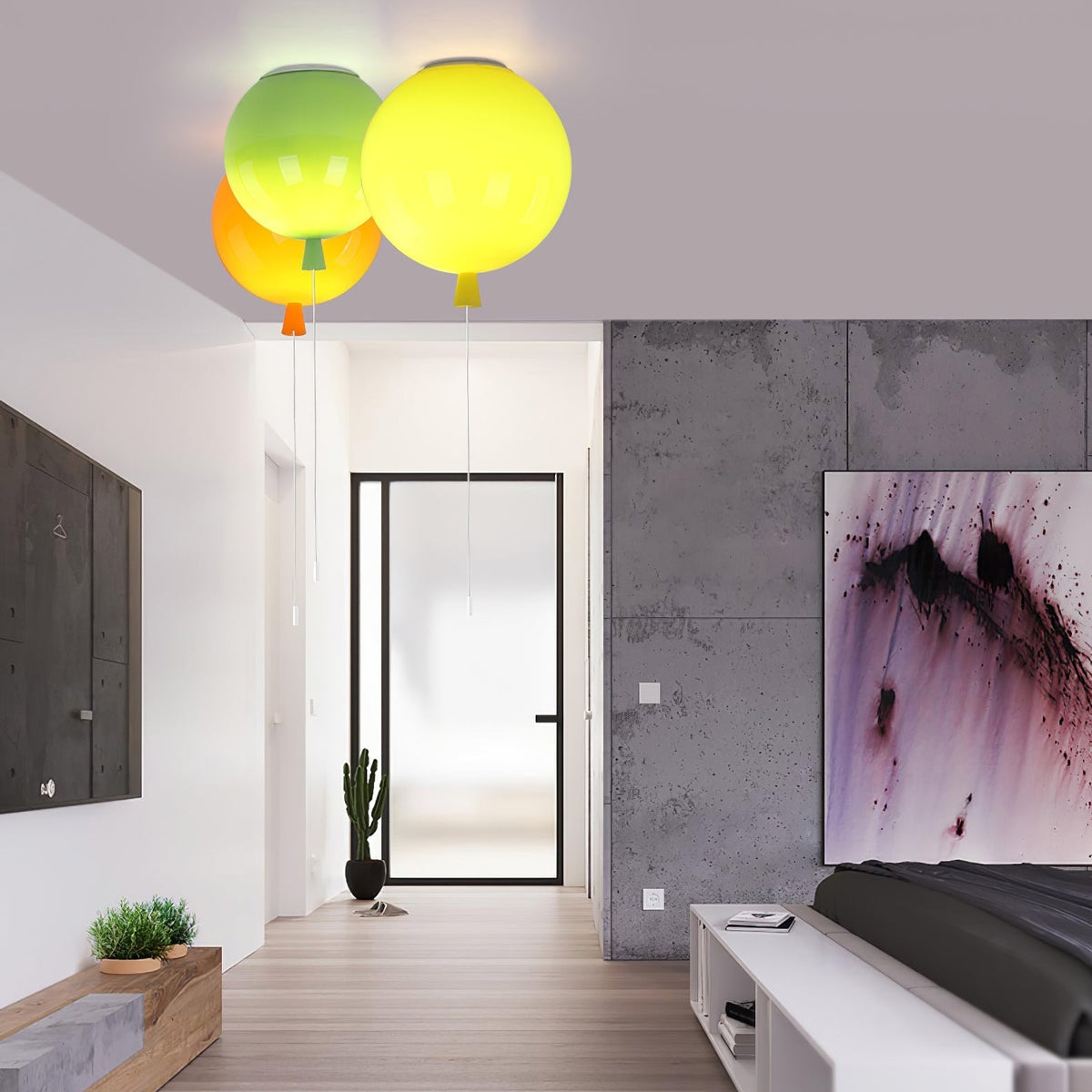 Elaron Pendant Lamp Balloon Shape Playful Whimsical