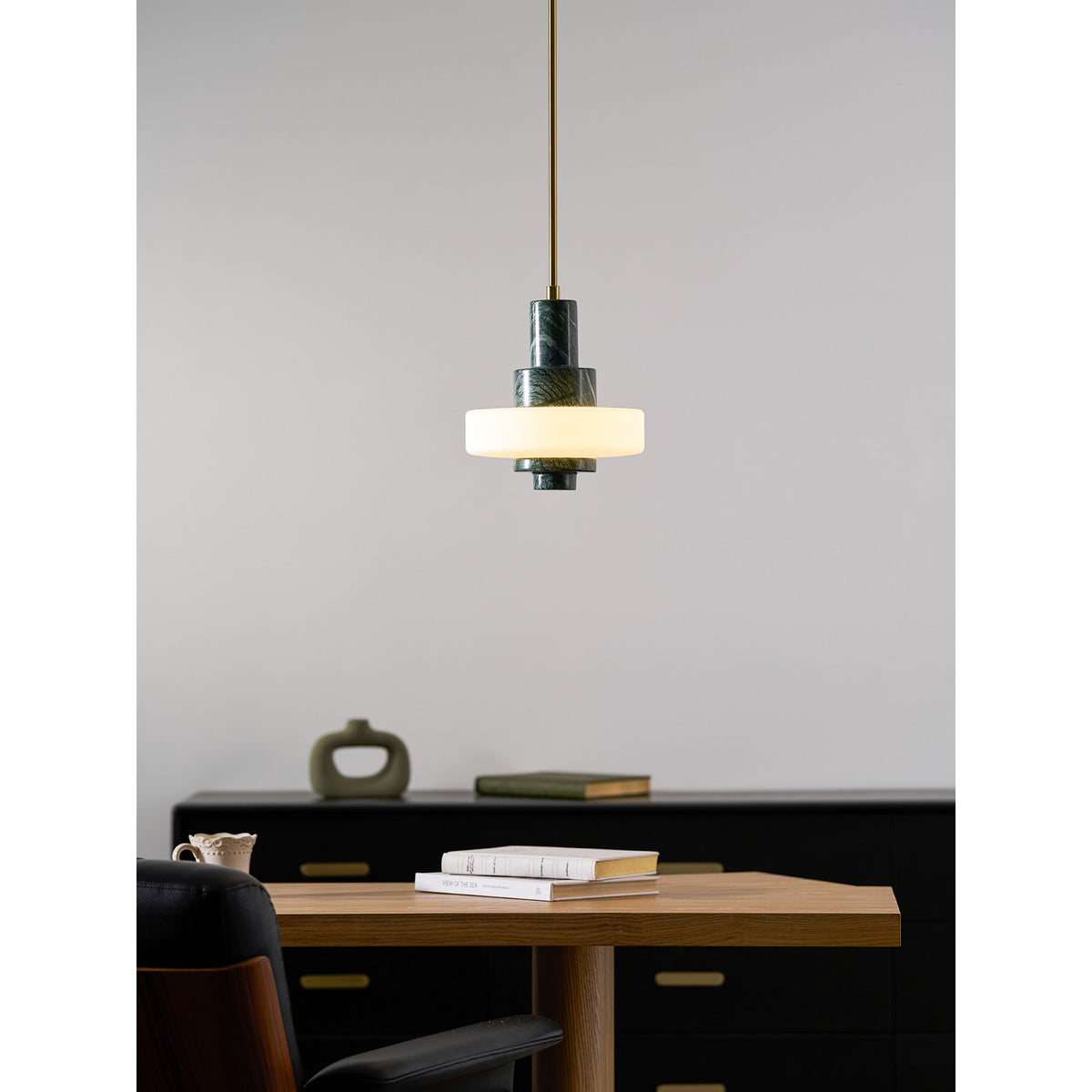 Mercury Green Marble Pendant Lamp