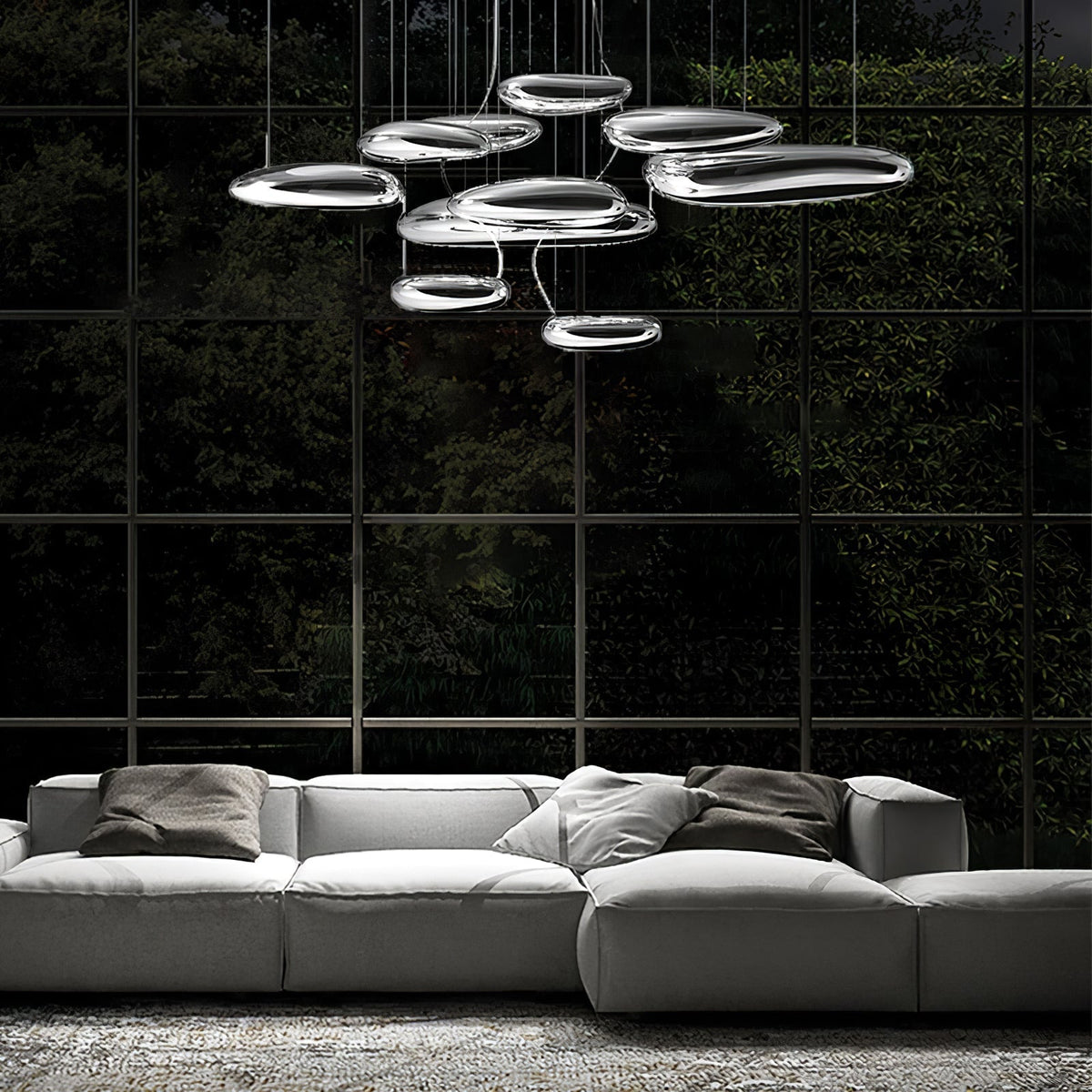 Feririan Ceiling Lamp Aluminum Pebble