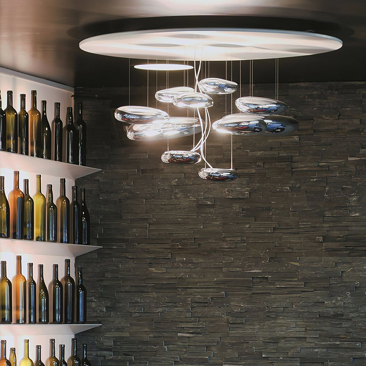 Feririan Ceiling Lamp Aluminum Pebble