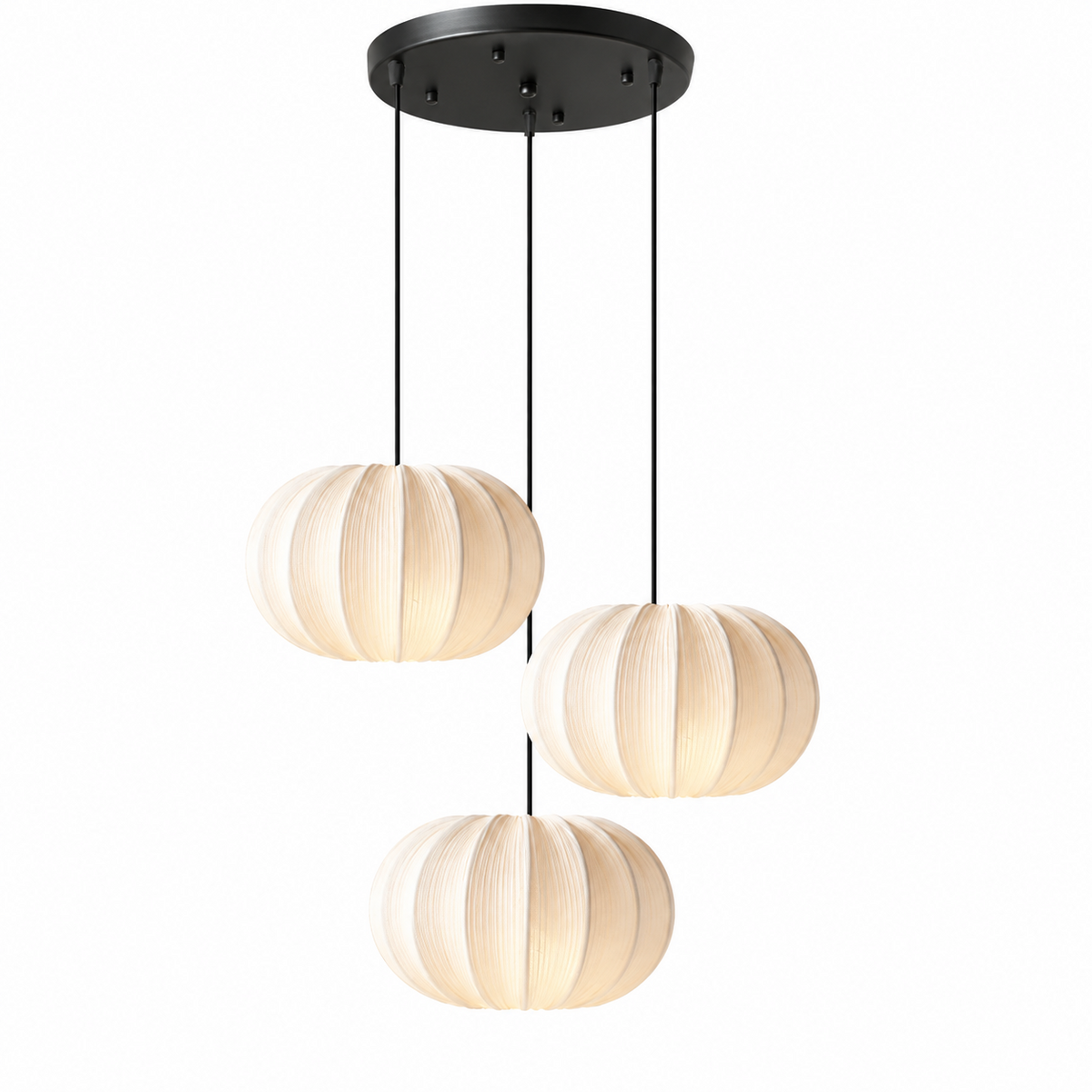 Casterwyn Pleated Fabric Pendant Lamp