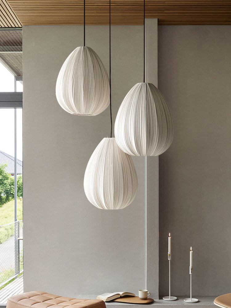 Casterwyn Pleated Fabric Pendant Lamp