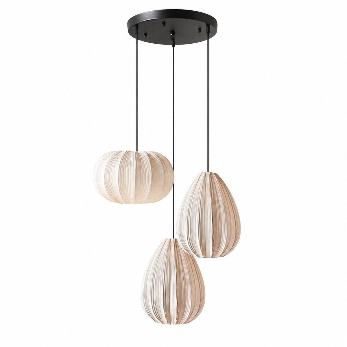 Casterwyn Pleated Fabric Pendant Lamp