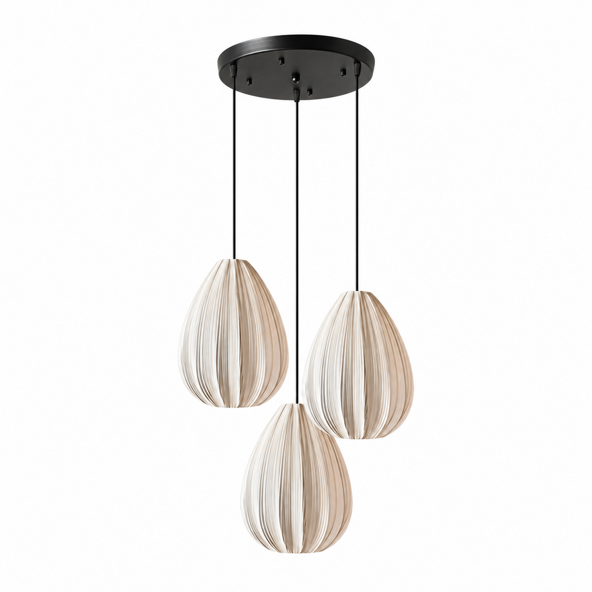 Casterwyn Pleated Fabric Pendant Lamp