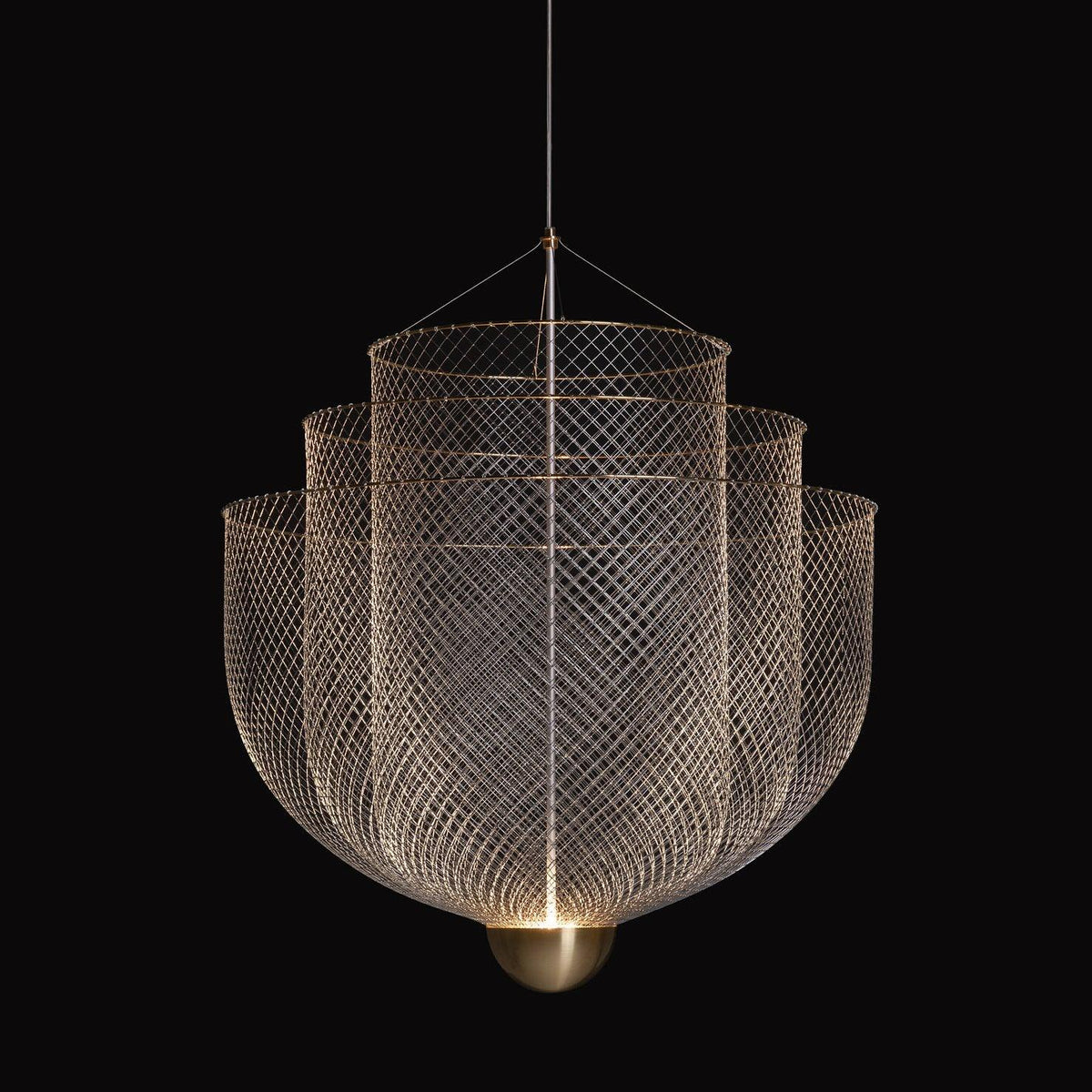 Terielissa Chandelier Meshmatics Hanging Radiant