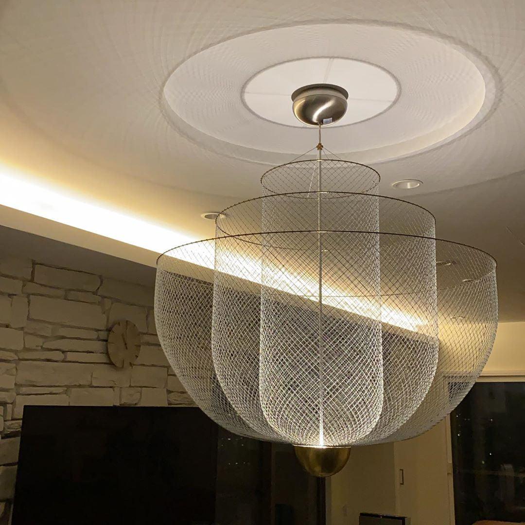 Terielissa Chandelier Meshmatics Hanging Radiant