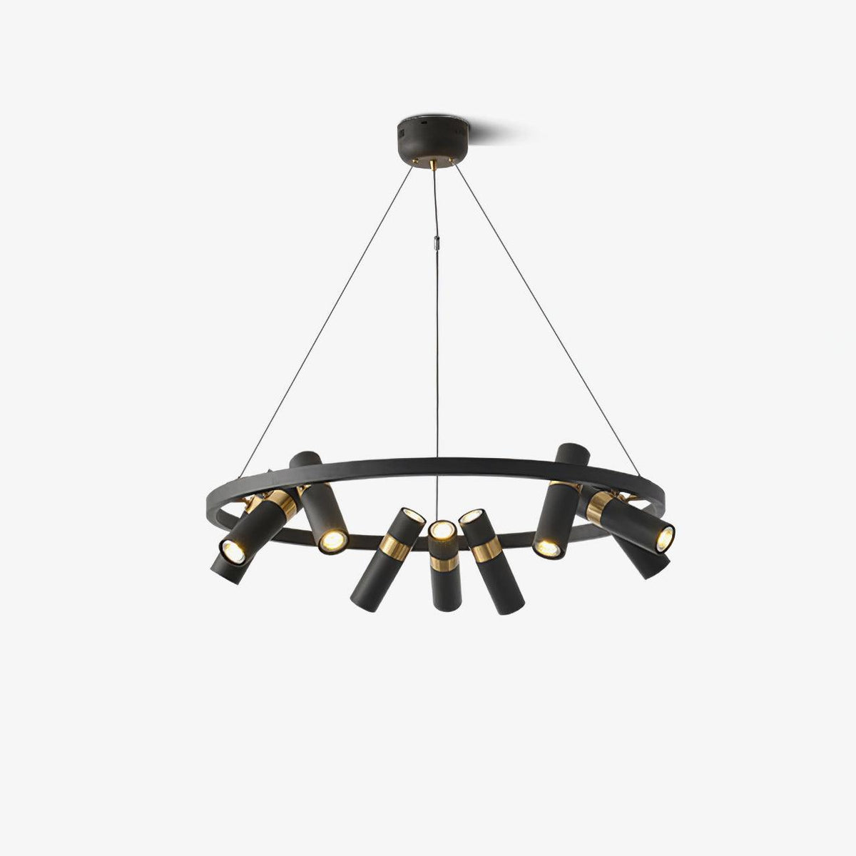 Celenora Industrial Acrylic Chandelier