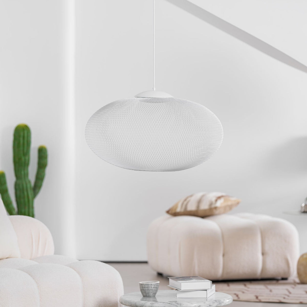 Orelenira Pendant Lamp Metallic Mesh Black