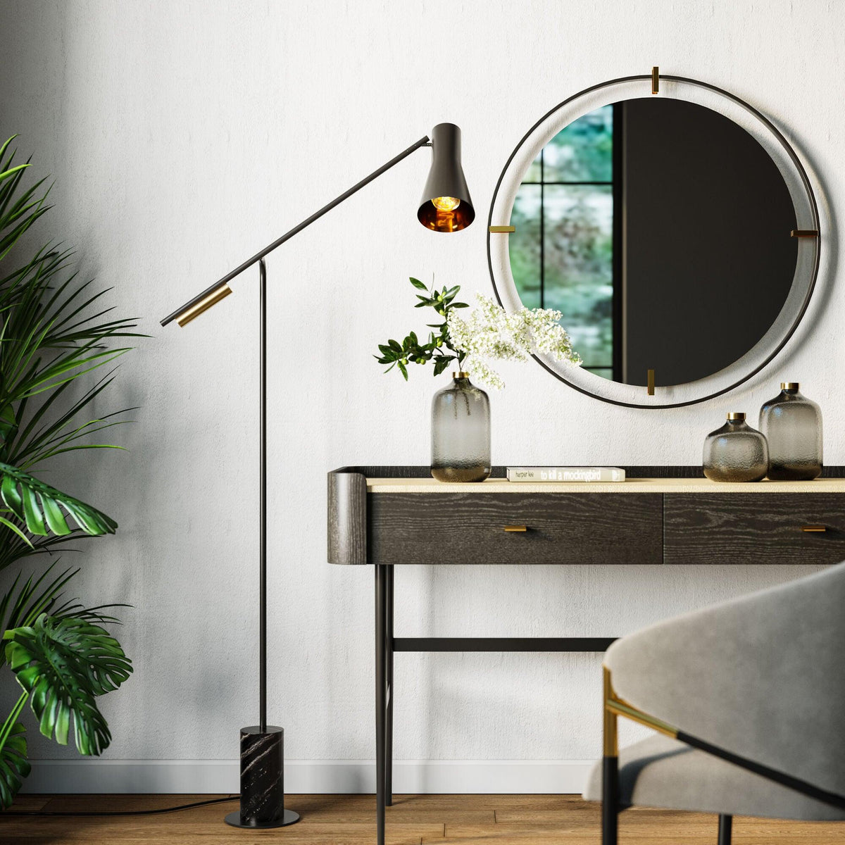Vosolil Industrial Floor Lamp