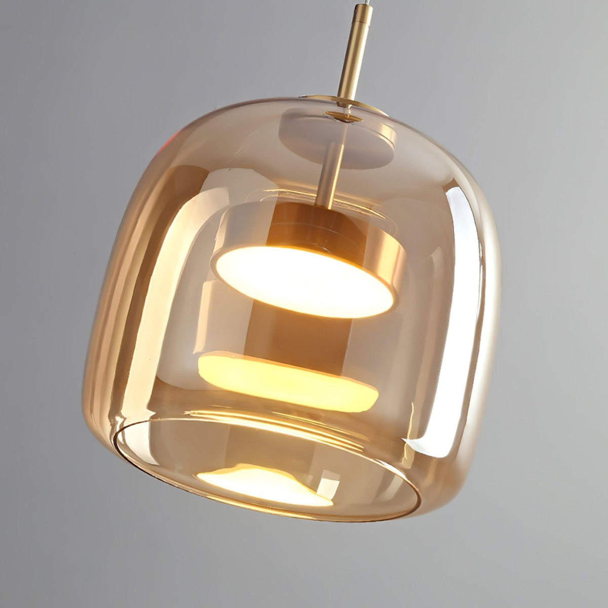 Obsidian Modern Glass Pendant Light