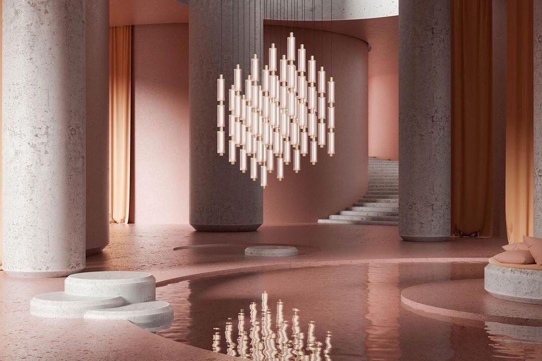 Nirarira Acrylic Industrial Pendant Light