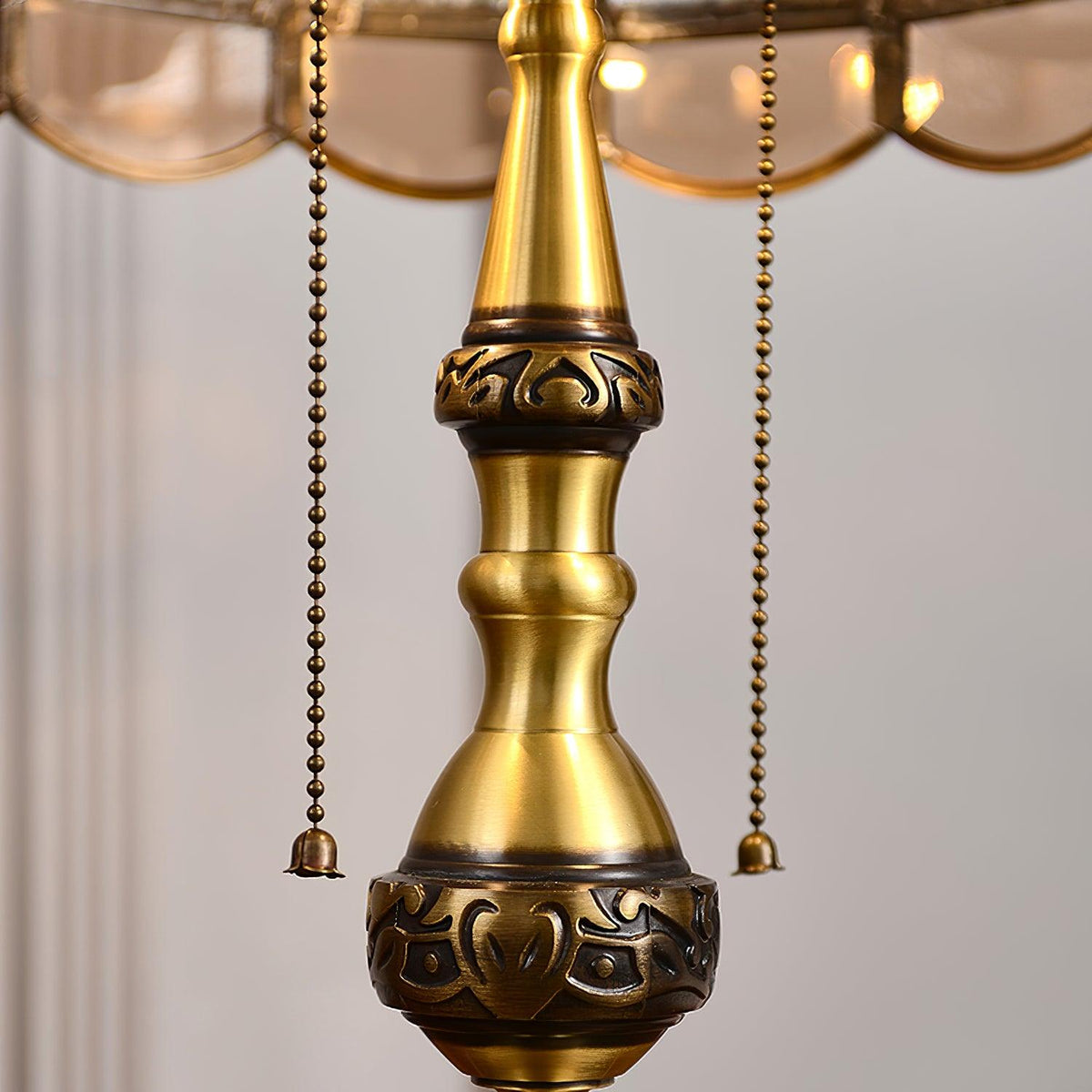 Brillix Brass & Glass Glam Table Lamp